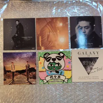 2PM 택연 TAECYEON 팬클럽 복권 스티커 6장