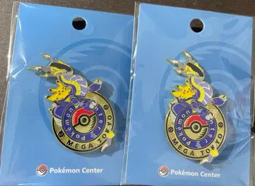 [ 미개봉 새상품 ] 포켓몬 센터 메가토쿄 이케부쿠로 로고 핀즈 2개