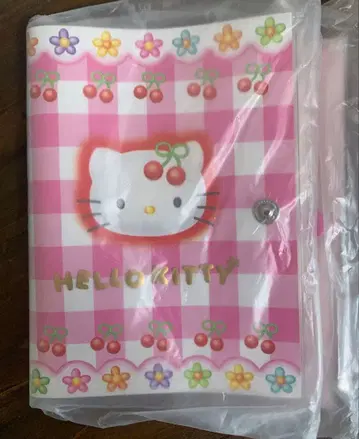 미사용 새상품 헤이세이 레트로 헬로키티 미개봉 사인북