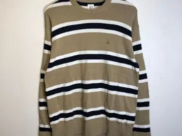 빈티지 GAP 올드갭 멀티 보더 코튼 니트 레트로