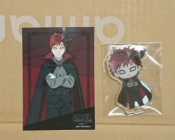 NARUTO 돌풍전 가아라 아크릴 스탠드 브로마이드 프리카페