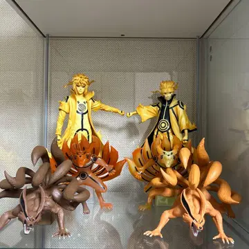 NARUTO 피규어 나루토 미나토 구미호 피규어 세트