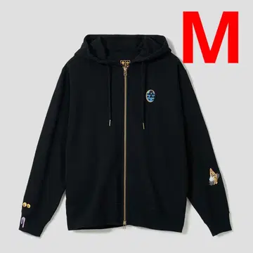 죠죠의 기묘한 모험 그라니프 호위팀 모티브 쭈리 지퍼 후드티 M