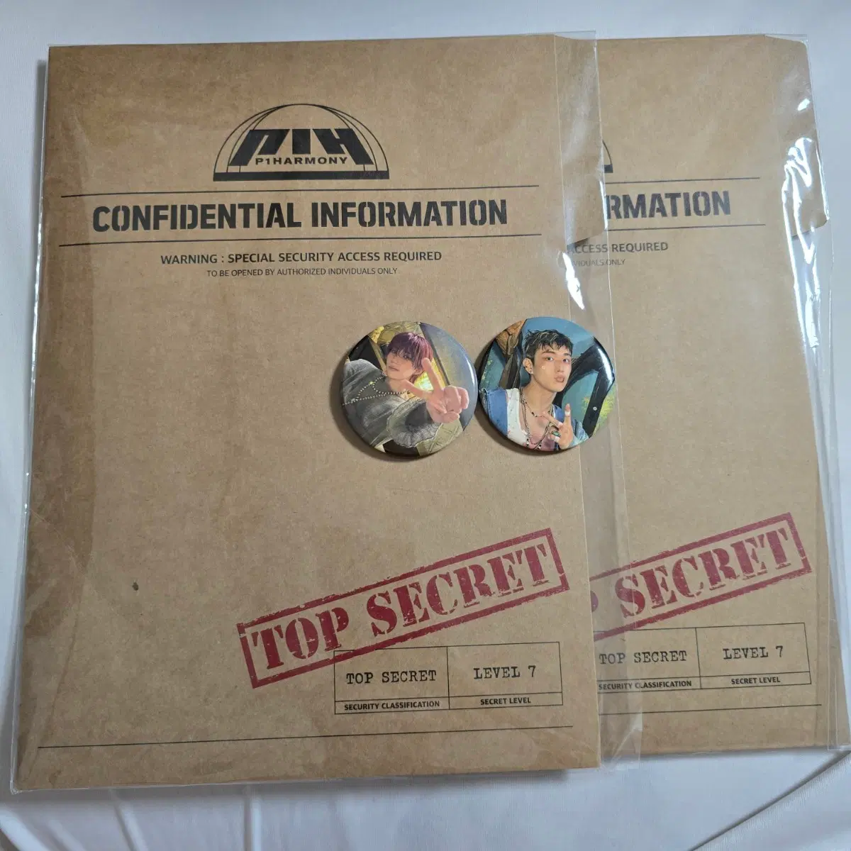 p1harmony theo intak sadsong goods profile book can badge