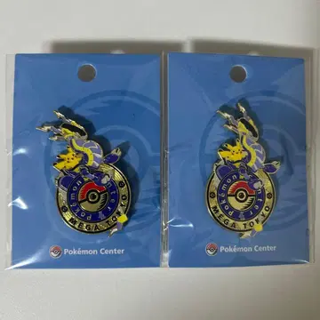 포켓몬 센터 메가토쿄 이케부쿠로 로고 핀즈 미라이돈 한정판 2종 세트