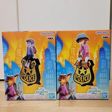 주토피아2 모니터 탑 피규어 주디 닉 2종 세트