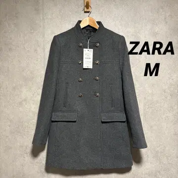 ZARA 울 더블 브레스트 코트 M