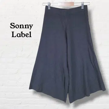 서니 라벨 니트 플레어 와이드 팬츠 어반 리서치 [ Free ] 스커트