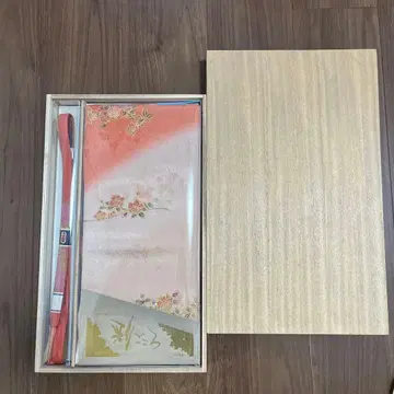 채색 마음 허리띠 오비 장식 천 세트 나전칠기 박스형