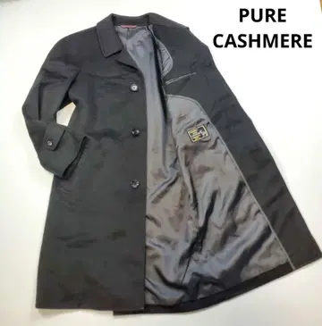 PURE CASHMERE 캐시미어 100% 스텐카라 코트 롱