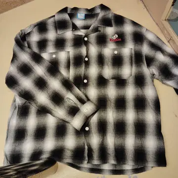 BLESS YOU ALL 체크 무늬 긴팔 셔츠 L~XL 상당