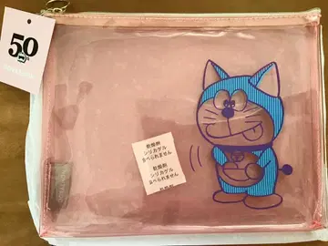 도라에몽 50주년 클리어 파우치 메이크업 파우치