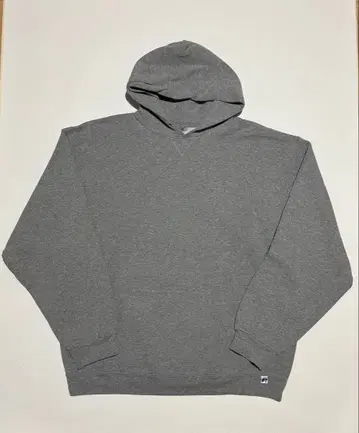 00s 러셀 무지 후드 맨투맨 리버스 위브 타입 그레이
