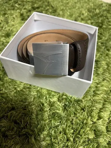 캘빈 클라인 브라운 가죽 벨트 85