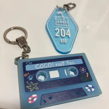 NiziU 리오 카세트 테이프 디자인 키링