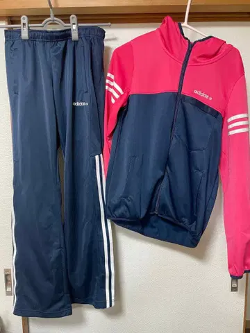 adidas 저지 네이비/핑크 셋업