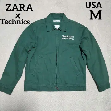 레어 즉시 완판 아이템 자라 x 테크닉스 덕 워크 자켓 그린 USA M