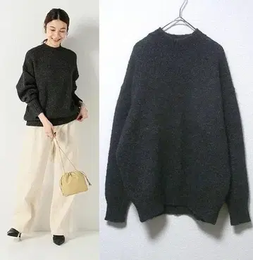 이에나 IENA NUBES 모크넥 풀오버 니트 상의