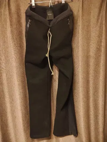 ripvanwinkle 블랙 하이퍼 천축 스웨트 팬츠