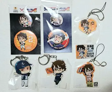 다이아몬드 A 구단 콜라보 아크릴 키링 캔뱃지 미유키