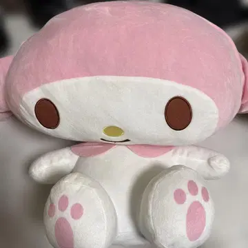 마이멜로디 봉제 인형 빅 핑크