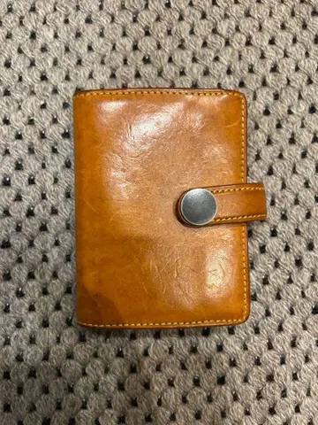 tense 일본제 접이식 지갑 / 풀 베지터블 탄닌 가죽