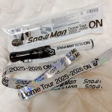 SnowMan 온고지신 ON 2025 2026 응원봉 은색 테이프