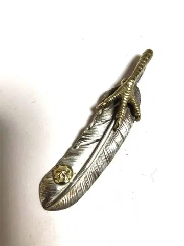 고로즈 goro's 금 손톱 & 타타키 메탈 부착 특대형 페더