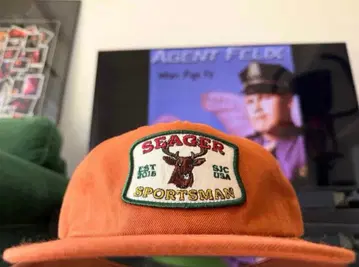 USA SEAGER SportsMan 캡 오렌지