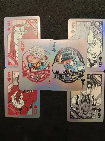 죠죠 월드 오로라 카드놀이 5부 암살팀 부차라티 죠르노 죠바나