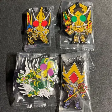 가면라이더 블레이드 캡슐 러버 마스코트 4개 세트