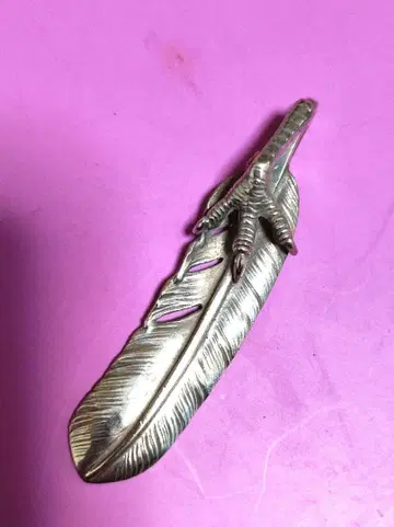 고로즈 goro's 은색 손톱 특대형 페더