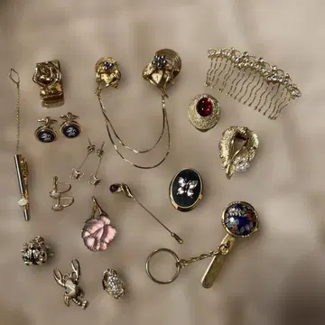 빈티지 골드 주얼리 세트