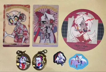 해즈빈 호텔에 오신 것을 환영합니다 찰리 바기 클리어 카드 메탈 참 등