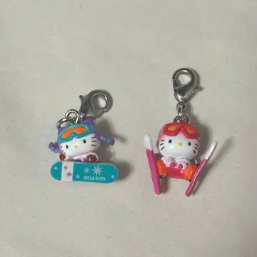 겨울 한정 스키 스노우보드 키티 참 지역 한정 당시 물품 레트로 레어