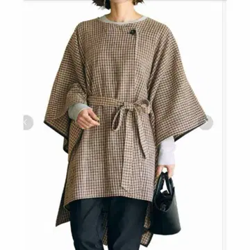 빅 사이즈도 IEDIT 펠리시모 츠지모토 마이 씨 콜라보 판초