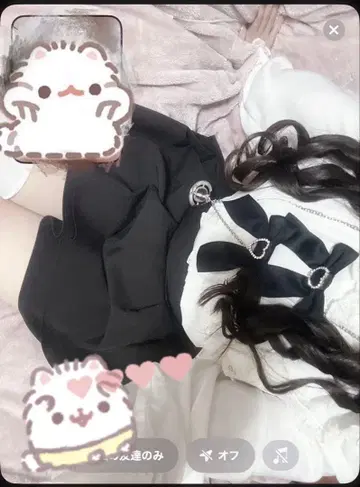 ROJITA 더블 리본 블라우스