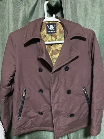 SANTASTIC! 브라운 더블 브레스트 자켓 M