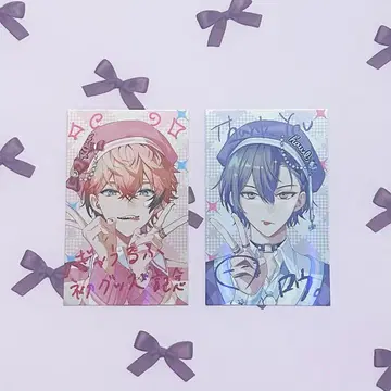 갸우르후 아카기 웬 코야나기 로우 랜덤 폴라로이드풍 카드 갸우