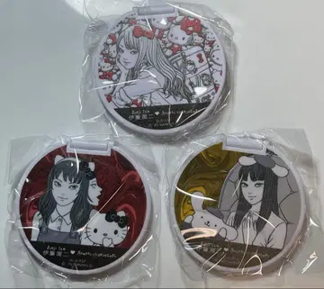 이토 준지 x 산리오 캐릭터즈 컴팩트 거울 토미에 3종 세트