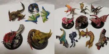 몬스터 헌터 아종 피규어 14체, 받침대 없음 다수
