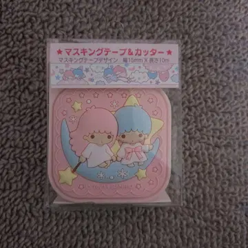리틀트윈스타 마스킹 테이프 & 커터 [헤이세이 레트로]