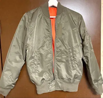 SLY 올리브 MA-1 자켓 오렌지 안감 사이즈 1 S