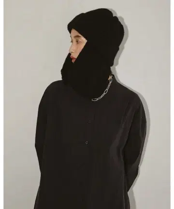 투데이풀 todayful 플라이트 캡 니트 모자 블랙