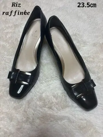 Riz raffinee 블랙 펌프스 23.5cm