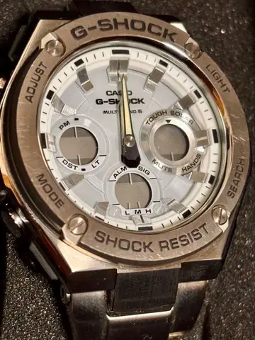 CASIO G-SHOCK G-STEEL 메탈 베젤 손목시계
