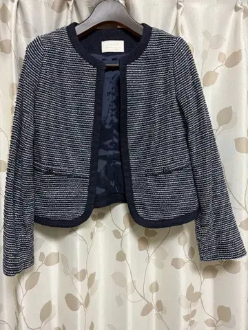 any SIS 노카라 자켓과 원피스 네이비