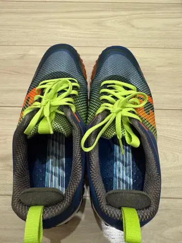 골프화 네이비/오렌지/그린