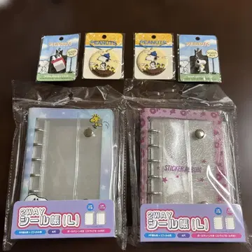 스누피 2WAY 씰북(L) 참 세트