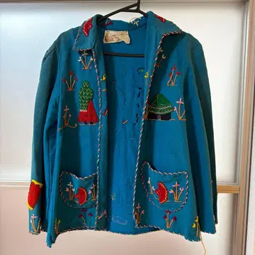 1950s 빈티지 멕시코 자켓 자수